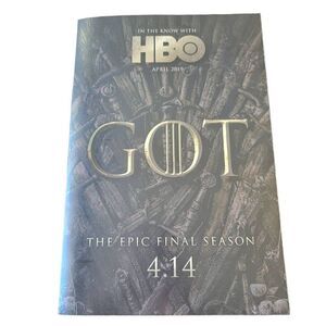 Game Of Thrones The Final Season Promo Card Foldout Phone Holder Throne HBO